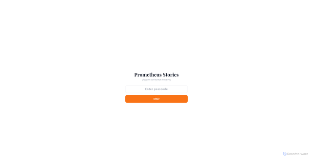 Security scan screenshot of https://prometheusstoriesofficial-lbkoi88etq.edgeone.app/