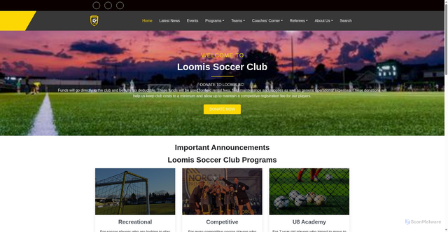 Security scan screenshot of https://lysc.net/