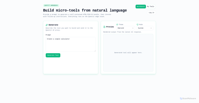 Security scan screenshot of https://questit.cc/