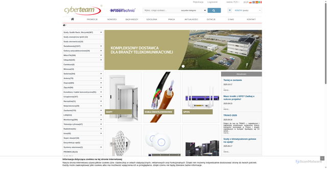 Security scan screenshot of https://cyberteam.pl