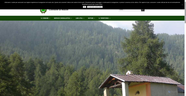Security scan screenshot of https://www.comune.mattie.to.it/