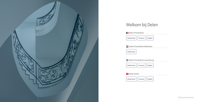 Security scan screenshot of https://delen.lu