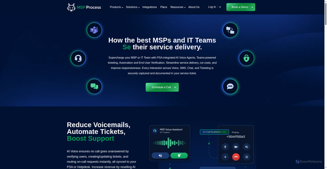 Security scan screenshot of https://mspprocess.com