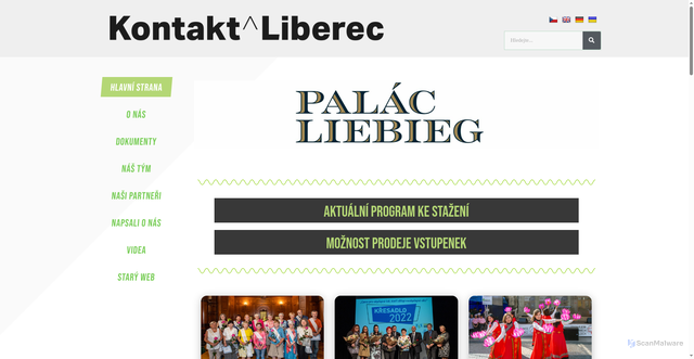Security scan screenshot of https://ksk-liberec.cz