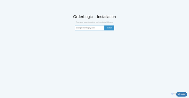 Security scan screenshot of https://www.orderlogicapp.com