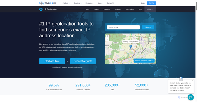 Security scan screenshot of https://ip-geolocation.whoisxmlapi.com