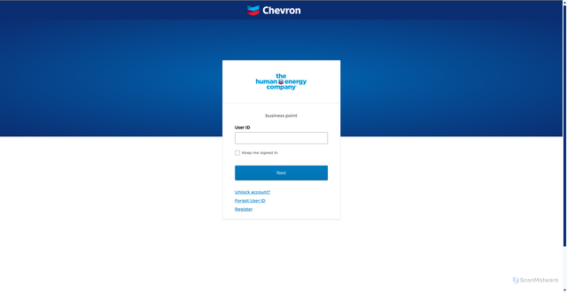 Security scan screenshot of https://cbp.lubricants.chevron.com