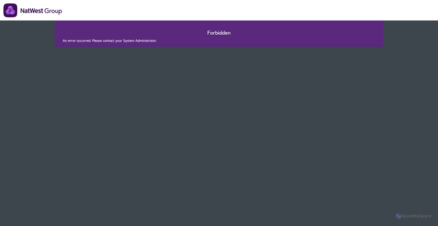 Security scan screenshot of api.bankline.securebusiness.natwest.com