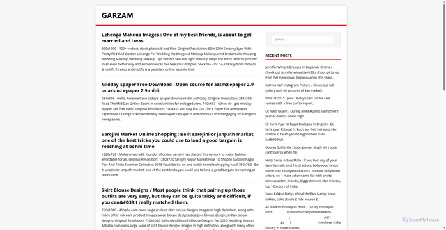 Security scan screenshot of https://mazgary.pages.dev/page/4/