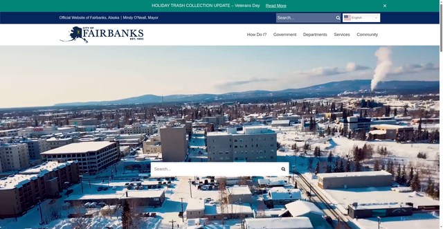 Security scan screenshot of https://www.fairbanks.gov/