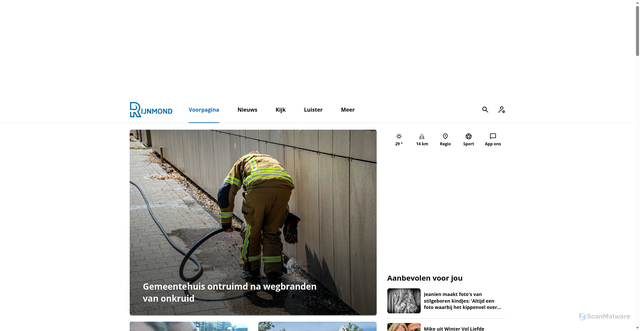 Security scan screenshot of https://rijnmond.nl