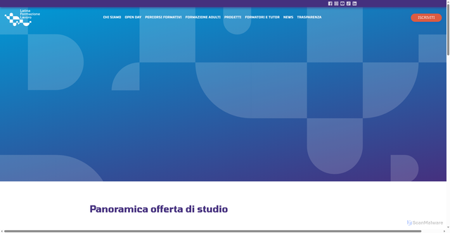 Security scan screenshot of https://www.latinaformazione.it/