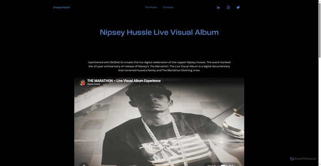Security scan screenshot of https://www.chasehoch.com/nipsey