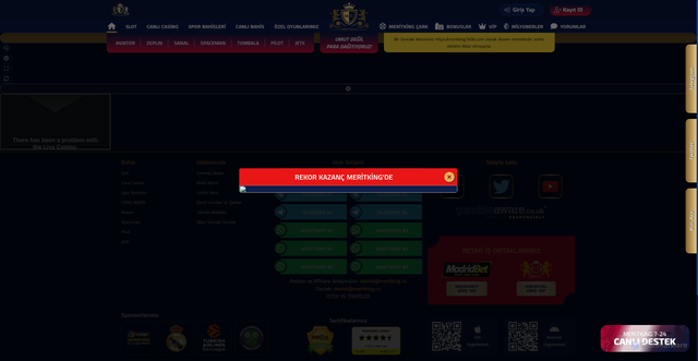 Security scan screenshot of https://meritkingbet1698.com/bingo