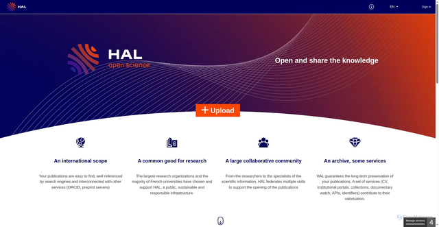 Security scan screenshot of https://www.hal.science