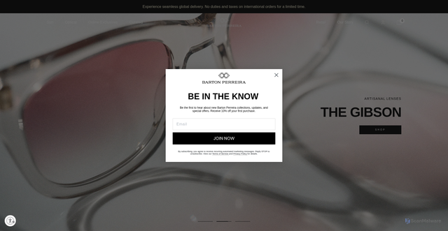 Security scan screenshot of https://bartonperreira.com