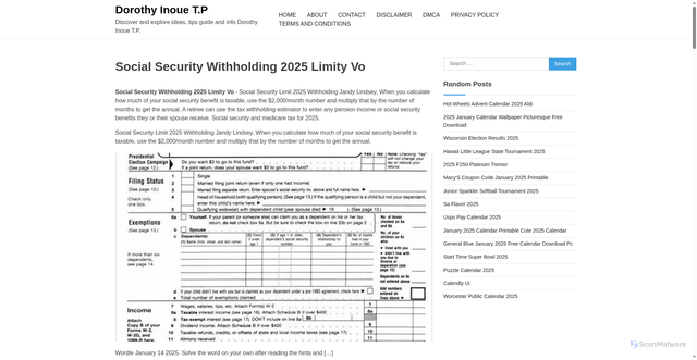 Security scan screenshot of https://dorothyinouetp.pages.dev/zhyz-social-security-withholding-2025-limity-vo-taedx/