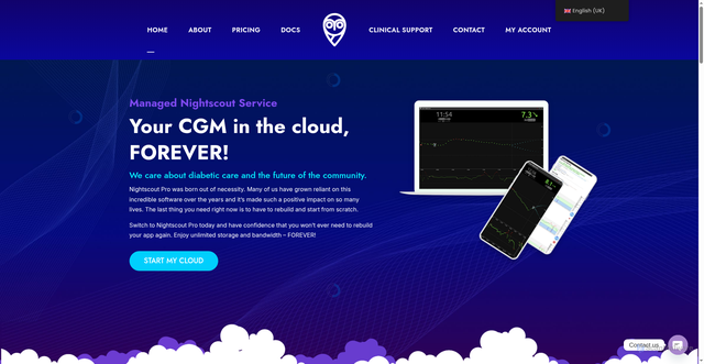 Security scan screenshot of https://nightscoutpro.com