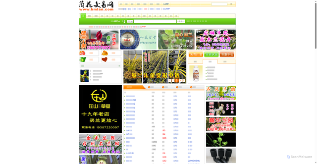 Security scan screenshot of https://hmlan.com