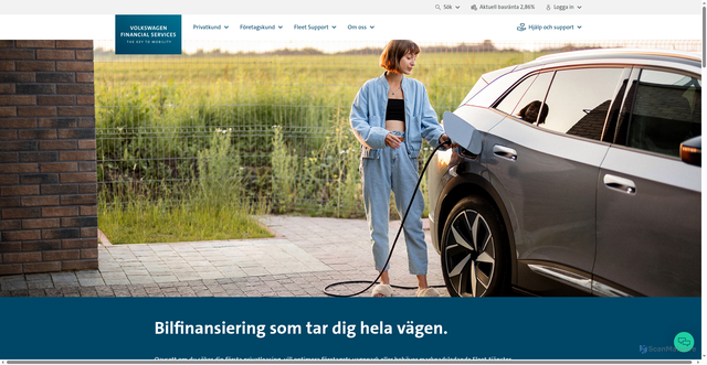Security scan screenshot of https://vwfs.se