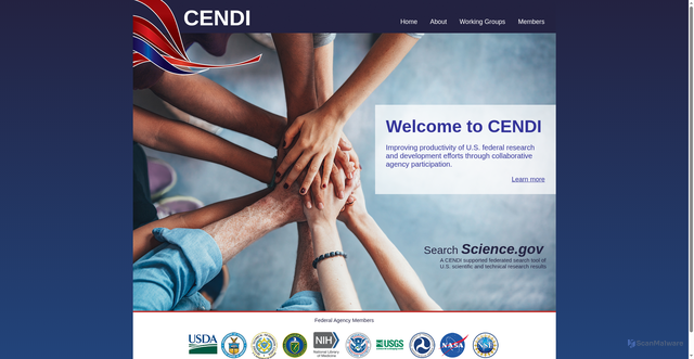 Security scan screenshot of https://cendi.gov/