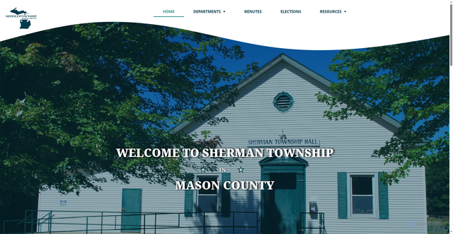 Security scan screenshot of https://shermantwpmasonmi.gov/