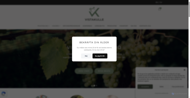 Security scan screenshot of https://vistakullefruktodling.se
