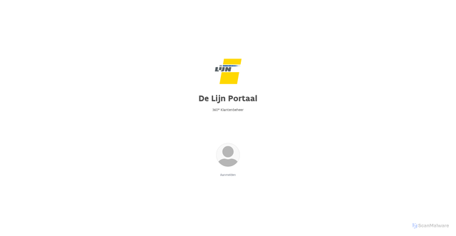 Security scan screenshot of https://portaal.delijn.be