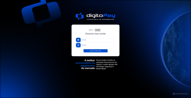 Security scan screenshot of https://hml-app.digitopayoficial.com.br/