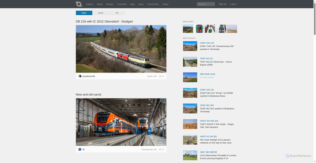 Security scan screenshot of https://trainspo.com