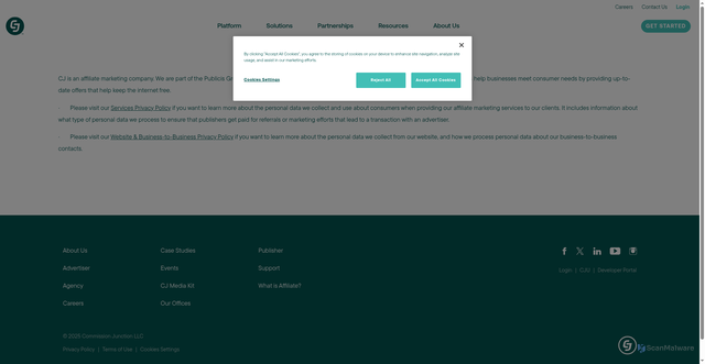 Security scan screenshot of https://www.anrdoezrs.net/