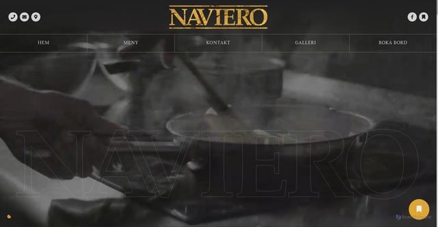 Security scan screenshot of https://naviero.se