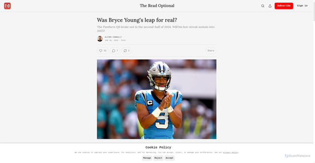 Security scan screenshot of https://www.readoptional.com/p/was-bryce-youngs-leap-for-real
