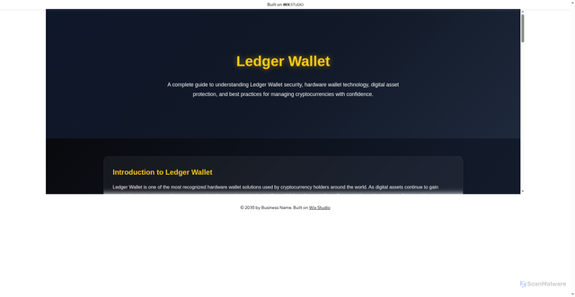 Security scan screenshot of https://en-ledgurcdn.wixstudio.com/us-en