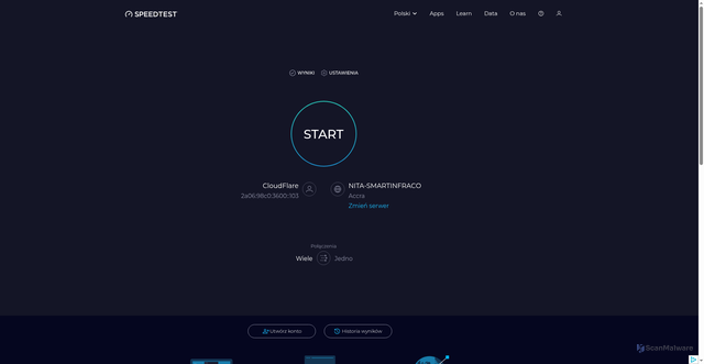 Security scan screenshot of https://a-xun.pages.dev/pl