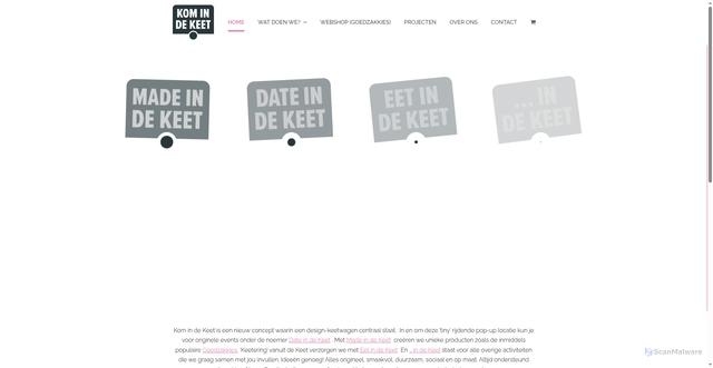 Security scan screenshot of https://komindekeet.nl