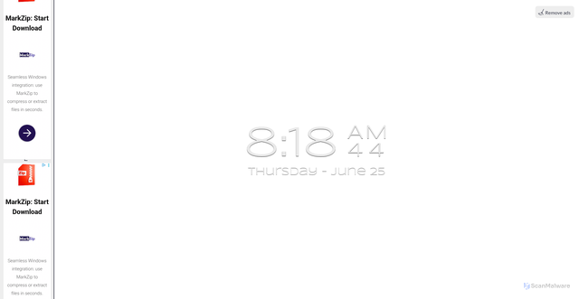 Security scan screenshot of https://www.clocktab.com/