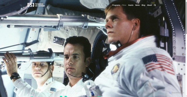Security scan screenshot of https://scienceonscreen.org/films/apollo-13