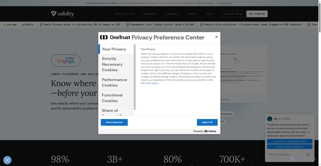 Security scan screenshot of https://bondedsender.org