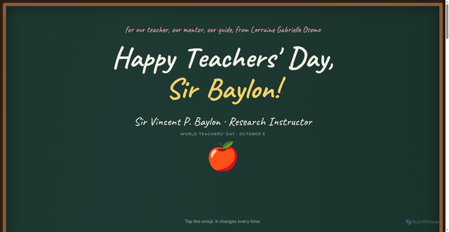 Security scan screenshot of https://happyteachersdaysir-dp13rwqu3pii.edgeone.dev/