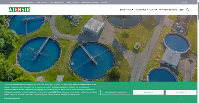 Security scan screenshot of https://www.atersir.it/