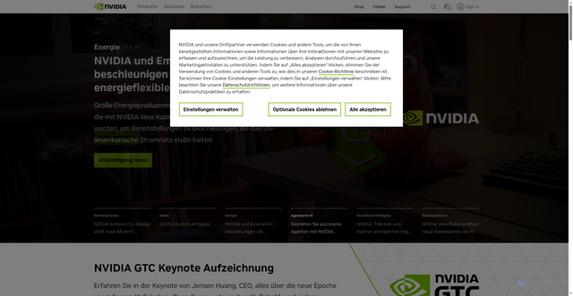 Security scan screenshot of https://nvidia.com