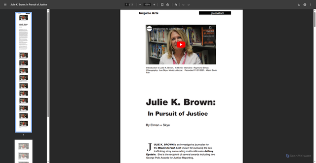 Security scan screenshot of https://digitalcommons.fiu.edu/cgi/viewcontent.cgi?article=1221&context=inspicio