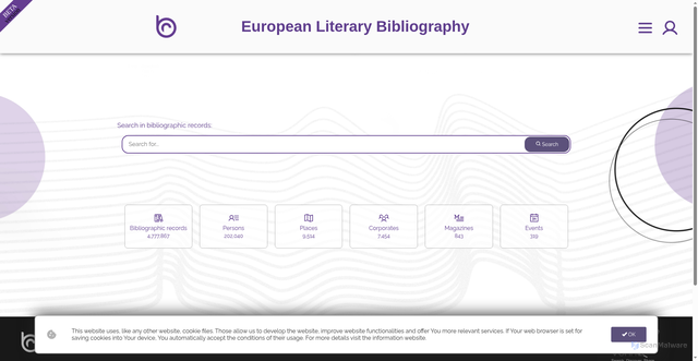 Security scan screenshot of https://literarybibliography.eu