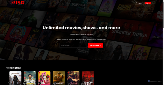 Security scan screenshot of https://net-flix-ui-clone-project.netlify.app/