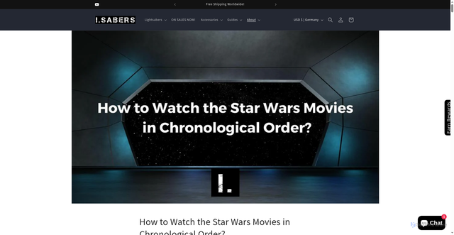 Security scan screenshot of https://www.isabers.com/blogs/holocron/star-wars-movies-in-order