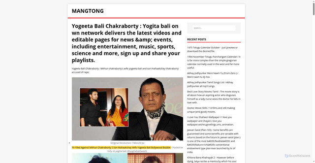 Security scan screenshot of https://tonmang.pages.dev/posts/yogeeta-bali-chakraborty/