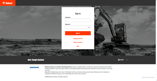 Security scan screenshot of https://warranty.doosanpassport.com