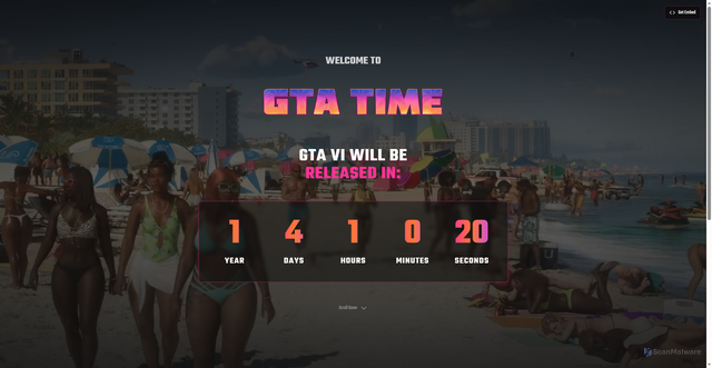 Security scan screenshot of https://gtatime.com/