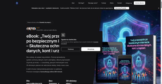 Security scan screenshot of https://bezpiecznyonline.pl/